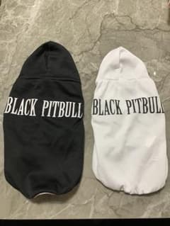 BLACK PITBULL 犬用 パーカー 2着セットSサイズのサムネイル