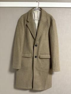 ZARA ベージュ チェスターコート Mのサムネイル