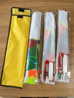 凧 カイト おもちゃ 軽量 小型 ※広げた時横約85cm 3つセット