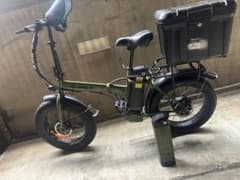 E-Bike オリーブグリーン ファットタイヤ E-Bike オリーブグリーン ファットタイヤ - メルカリ