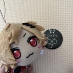 96猫　寝そべりマスコットぬいぐるみのサムネイル