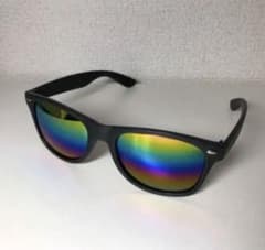 ミラーサングラス　木目調のサムネイル
