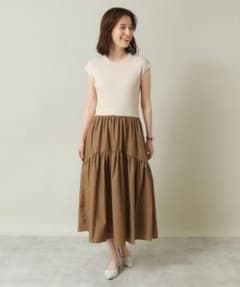 ノースリーブティアードワンピース Mサイズのサムネイル