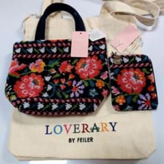 新品 フェイラー チロリアンフラワーデザイン ミニトート ポーチ 