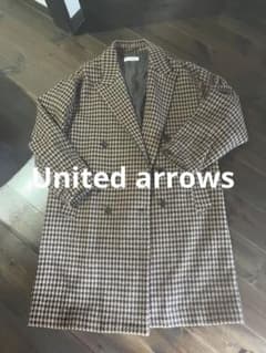 UNITED ARROWSユナイテッドアローズ　チェスターコート　千鳥柄のサムネイル
