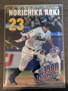 青木宣親 1500試合出場記念カード 東京ヤクルトスワローズのサムネイル