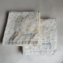 Afternoon Tea ガーゼハンカチ 2枚セット 花柄　綿100のサムネイル