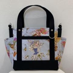 ロラライハリス　Tossed Fairies  ハンドメイド　トートバッグのサムネイル