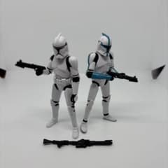 スターウォーズ 3.75インチ クローントルーパー　フェイズ1 2体セットのサムネイル