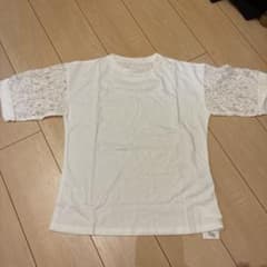 girly doll レース袖 Tシャツ ホワイト タグ付きのサムネイル
