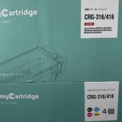 myCartridge CRG-316/416 互換トナー 4色セット二箱分 - メルカリ