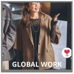 GLOBALWORK airi イージーケアゆるジャケット グローバルワーク - メルカリ