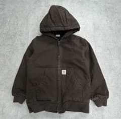 アクティブジャケット　フード付き　Carhartt 古着　ダークブラウンのサムネイル