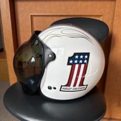 HARLEY-DAVIDSON ジェットヘルメット 星条旗デザイン HARLEY-DAVIDSON ジェットヘルメット 星条旗デザイン - メルカリ