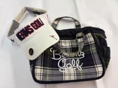 BEAMS GOLF サンバイザーとカートバックのセットのサムネイル