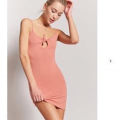 Forever21 フロントリボンキャミソールワンピースのサムネイル
