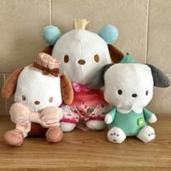 【3点セット】お盆セール　ポチャッコ ぬいぐるみ ナムコ限定　ラウンドワン限定