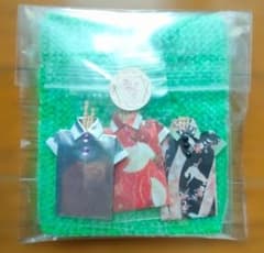新品未使用 手あみ アクリル束子 食器洗い （楊枝入れと楊枝3セット付）のサムネイル