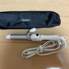 SALONIA カールヘアアイロン 本体 専用ポーチ付き