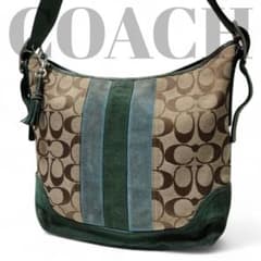 Vintage】 COACH コーチ ショルダーバック スエード Y2K ロゴ - メルカリ