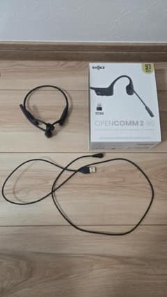 Shokz OpenComm2 UC 骨伝導ヘッドセット USBドングル欠品 - メルカリ