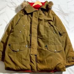 希少90s ラルフローレン 2way コヨーテファー N-3B ダウンジャケット 
