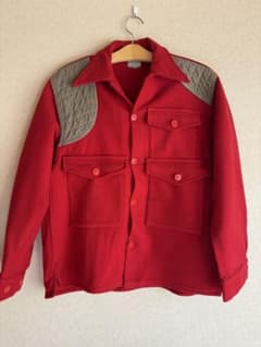 1950年代 ハンティングジャケット Masland ウールジャケット 赤 - メルカリ
