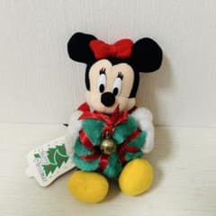 ミニー クリスマス ぬいぐるみ キーホルダー ディズニーのサムネイル