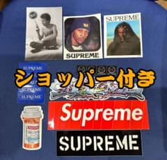 Supreme ステッカー 9枚セット ショッパー付き - メルカリ