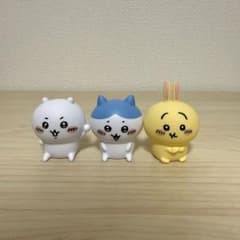 ちいかわ ソフビフィギュア ちいかわ ハチワレ うさぎ 3点セット