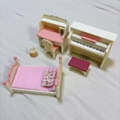 シルバニアファミリー あこがれマイルーム 家具セット まとめ売り女の子のサムネイル