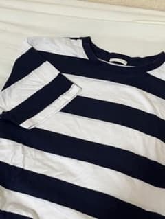 ボーダーTシャツ　ネイビーのサムネイル