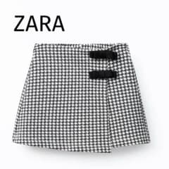 ZARA 千鳥格子柄バミューダスコートのサムネイル