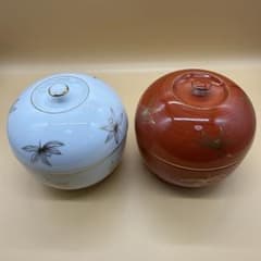 たち吉紅白夫婦蓋付椀 2客セット - メルカリ