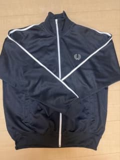 Fred Perry 黒 ジップアップ トラックジャケットのサムネイル