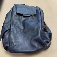 pelletteria Veneta ネイビーレザーリュック バックパック - メルカリ