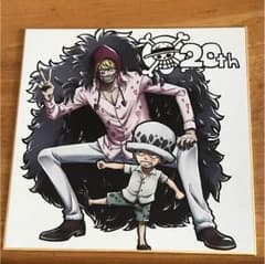 ONE PIECE 20thアニバーサリー 色紙(コラソン&ロー)のサムネイル
