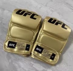 UFC オープンフィンガーグローブ ゴールド UFC オープンフィンガーグローブ ゴールド - メルカリ