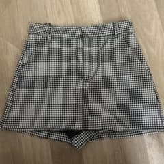 ZARA 千鳥柄 スコートのサムネイル