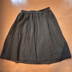 any FAM シフォンラメスカート 黒のサムネイル