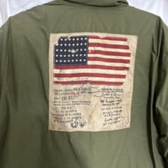 DOPE STAR様専用 レアPOLO JEANSダウンジャケット　国旗ロゴのサムネイル