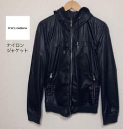 ドルチェ&ガッバーナ ナイロンジャケット ジップ フード付き サイズ44
