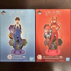 エヴァンゲリオン 一番くじ エヴァパイロット、集結 シンジ アスカ フィギュア エヴァンゲリオン 一番くじ エヴァパイロット、集結 シンジ アスカ