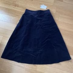 新品　濃紺スカート　Ｌのサムネイル