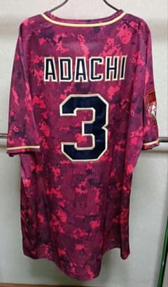 【極美品】デサント オリックス 安達了一2017夏の陣ハイクオリティユニフォーム 極美品】デサント オリックス 安達了一2017夏の陣ハイクオリティ