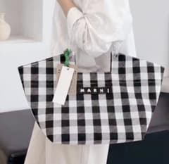 新品未使用】大セール中 MARNI MARKET マルニマーケット チェック柄 
