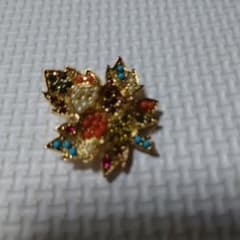 Horace A. Balbo 花形ブローチ カラフルストーン付きのサムネイル