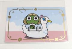 [케로로 군조] 케로로 군조 꽃 야시키 박 눌러 메모리얼 카드