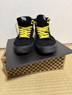 【本日限定】Vans スケハイ　ブラック/イエロー/オレンジのサムネイル