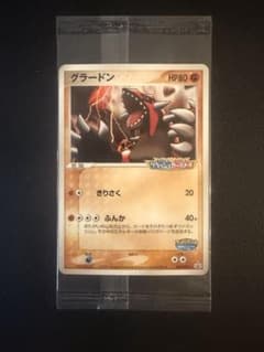 ポケパーク　グラードンプロモ　未開封 未開封】ポケパークのグラードン プロモ 042/PCG-P ポケモンカード